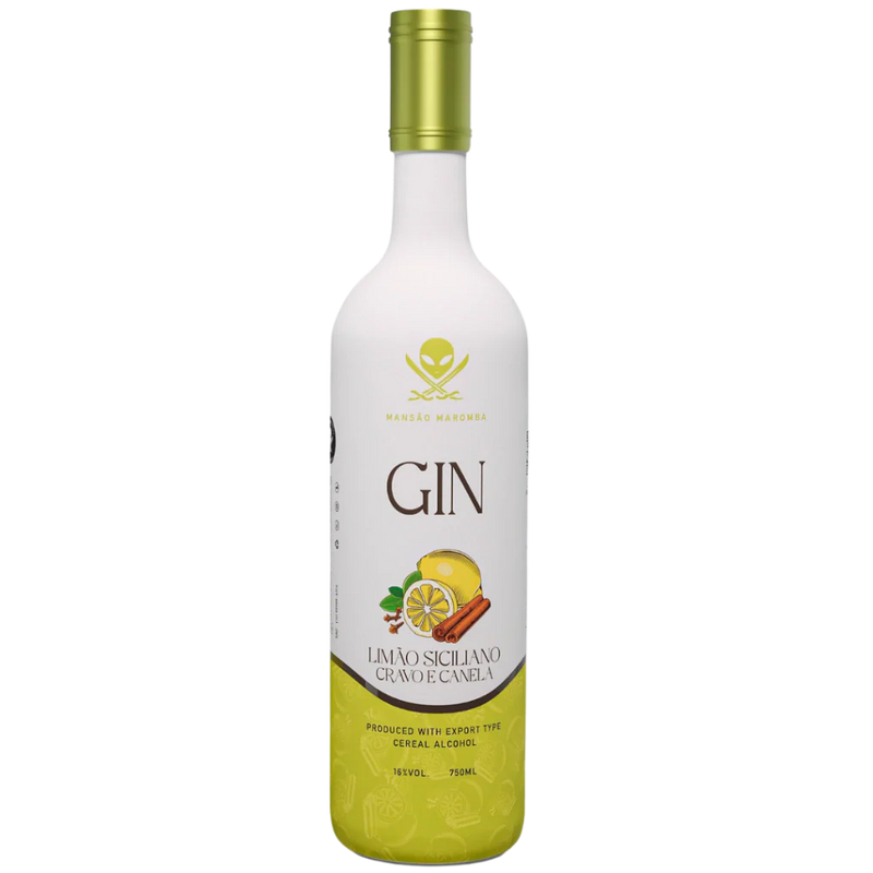 Gin Limão Siciliano Cravo e Canela 750mL (6 unidades)